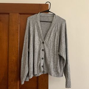 Gray American eagle cardigan